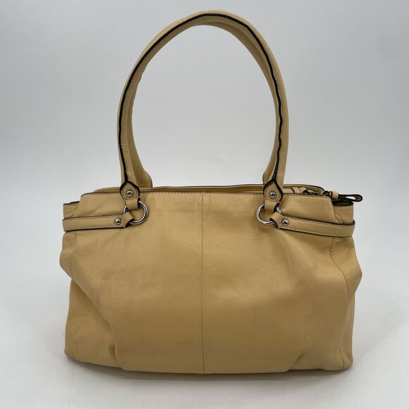 Coach Madison Kara Handbag Satchel Canary Yellow Leather M1220-22262 Dustbag - Picture 5 of 16